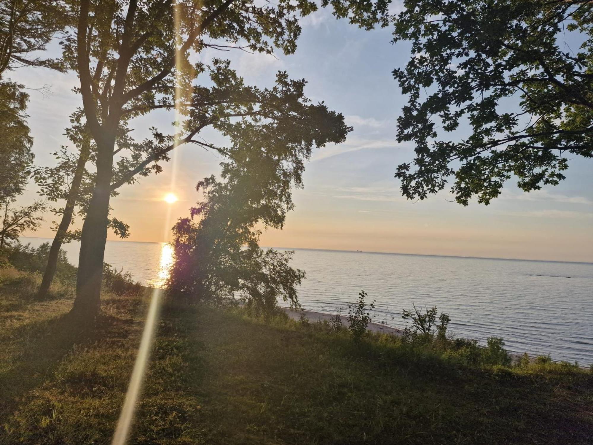 Osrodek Promenada- Faleza Jastrzębia Góra Buitenkant foto